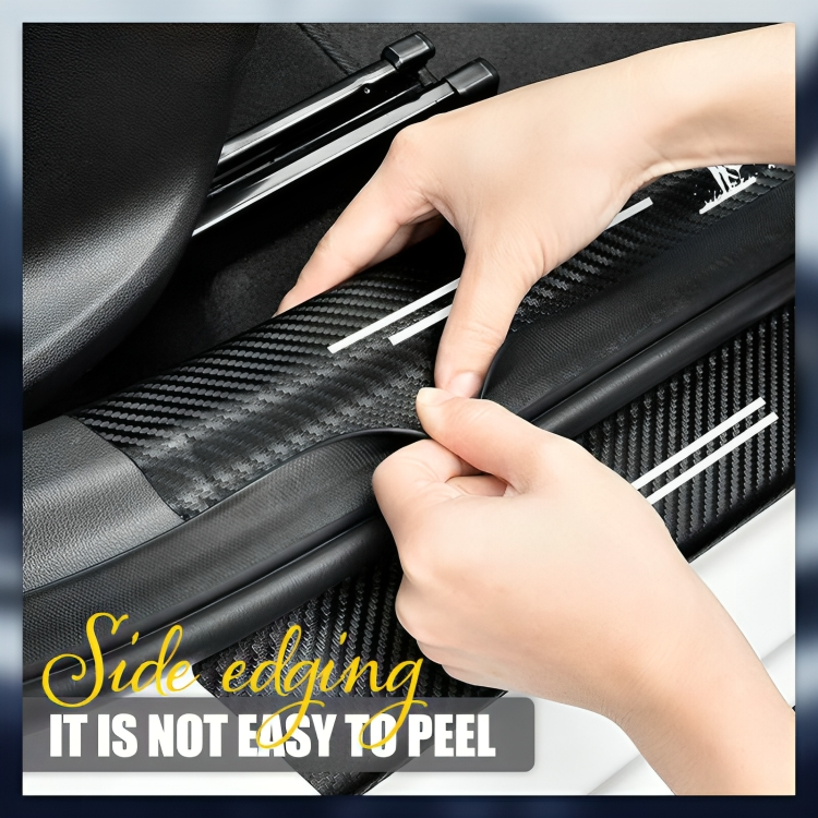 1+1 GRATIS | StepGrip - Carbonfaser-Türschutzaufkleber 2