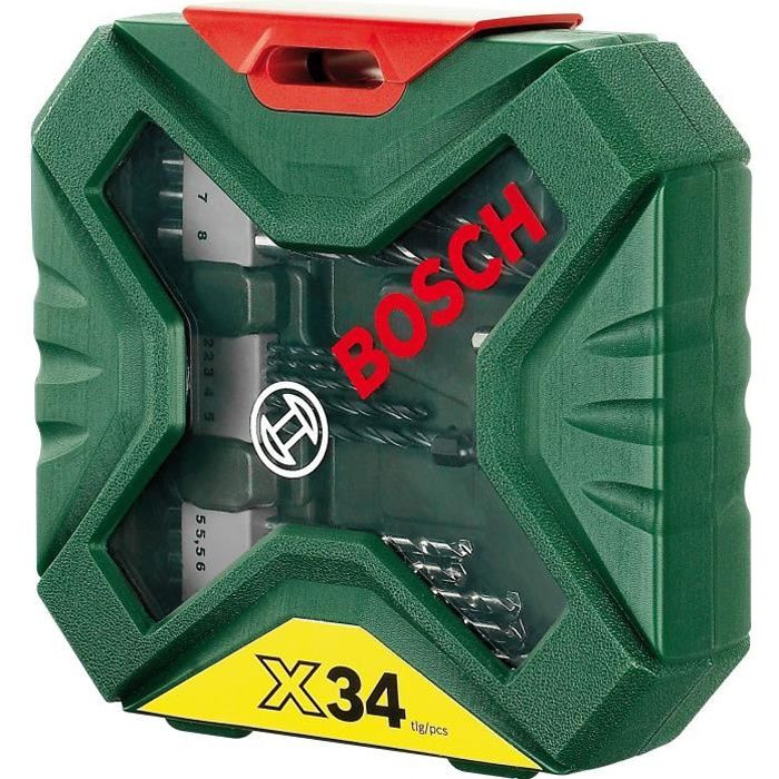 BOSCH Box X-Line 34 stuks boren & schroeven