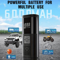 AirForce – Tragbarer Kompressor für Auto, Fahrrad & Ball 6