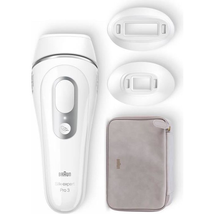 Braun Silk expert Pro 3 PL3230 - IPL Voor Vrouwen, Thuis Pulsed Light Epilator, Wit/Zilver