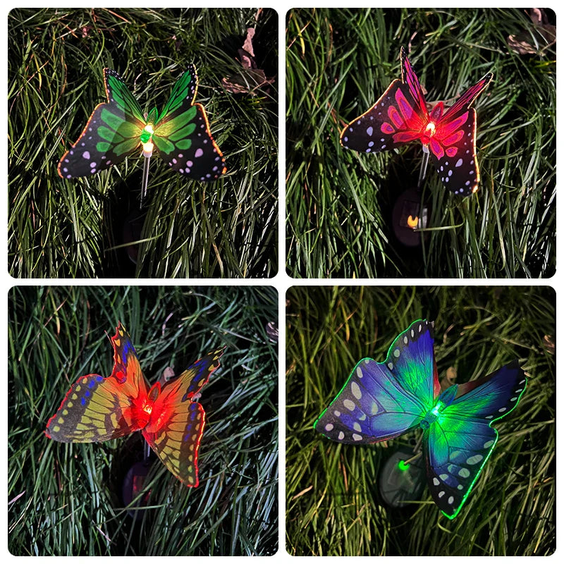 ButterflyGlow Solarlichter | Farbige LEDs | Schmetterlingsdesign für Garten & Deko 5