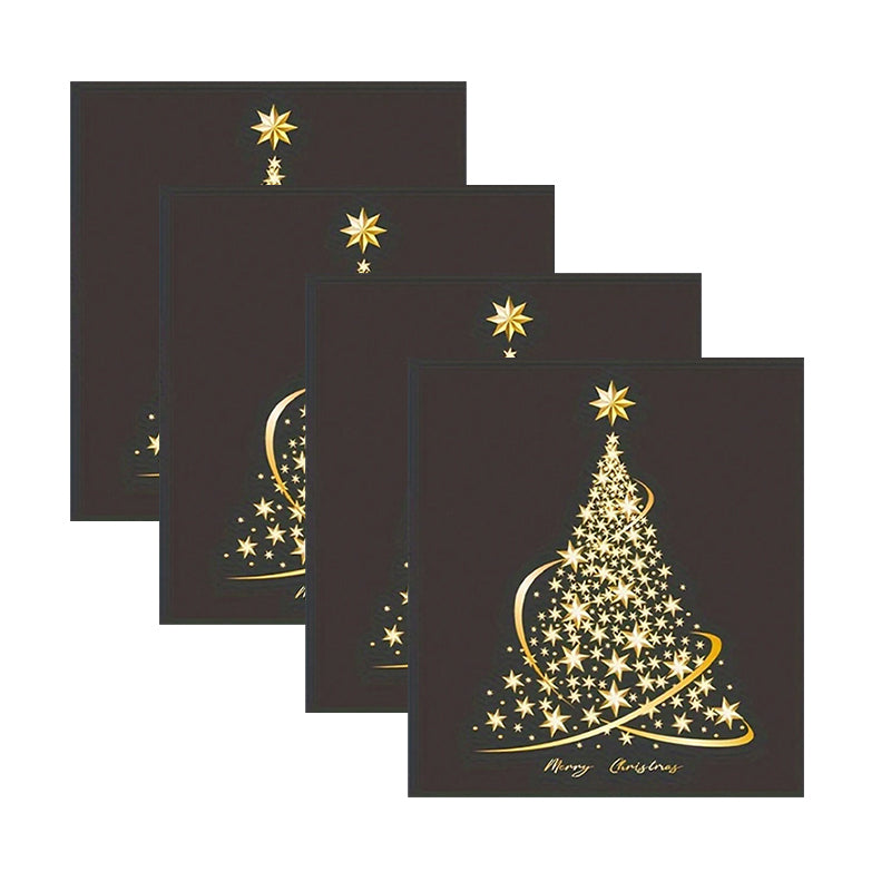 Christmas tree window stickers 10