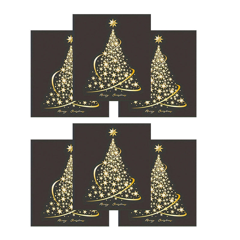 Christmas tree window stickers 11