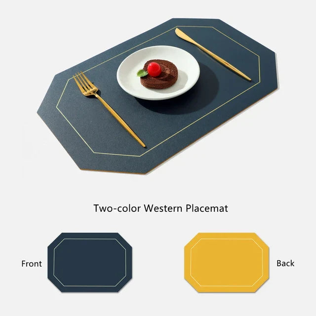 Double-layer PU leather placemat 1