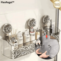 FlexRegal™ Drill-Free Bathroom Organizer 0