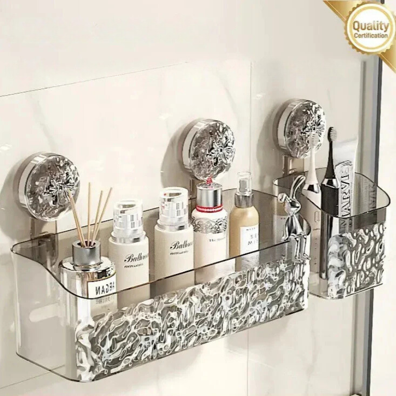 FlexRegal™ Drill-Free Bathroom Organizer 3