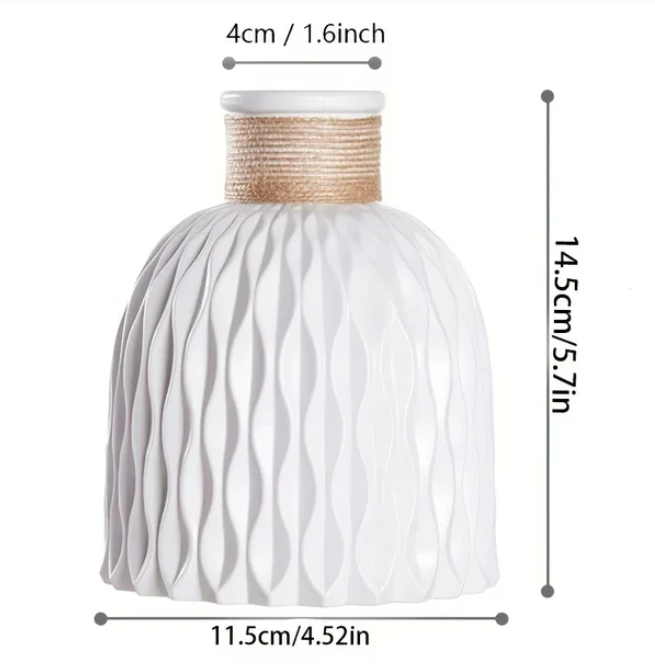 Flower vase with embossed wave 2