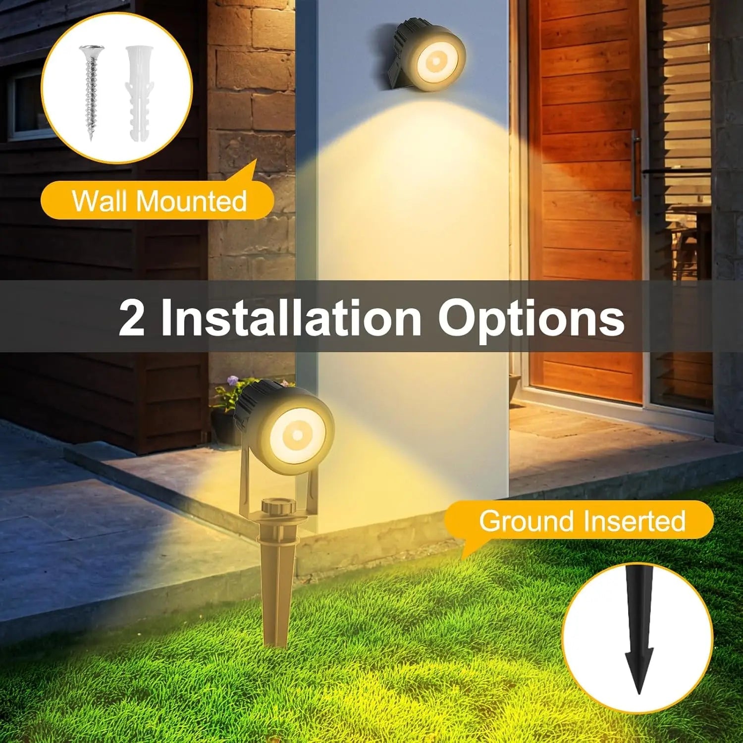 GlowRay DuoColor Solar Gartenstrahler | 2 Lichtfarben | Wetterfest & Leistungsstark | Solarbetrieben 2