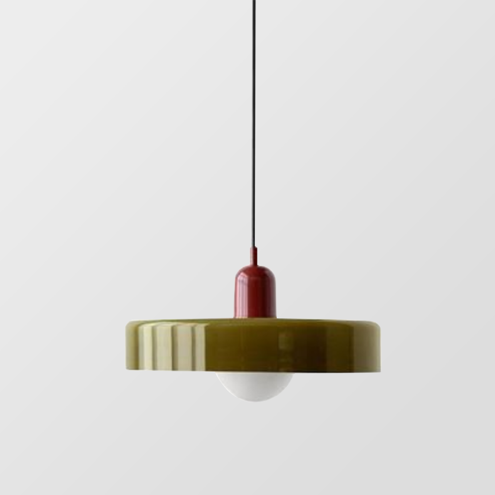 KristallLicht™ metal-glass pendant light 2