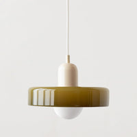 KristallLicht™ metal-glass pendant light 27
