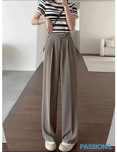 Krystalle™ Maßgeschneiderte Plissee-Hose im entspannten Stil