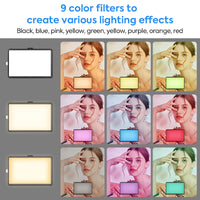 LED Video Licht Kit, Dimbare Continu Verlichting, Verstelbare Statief Stand