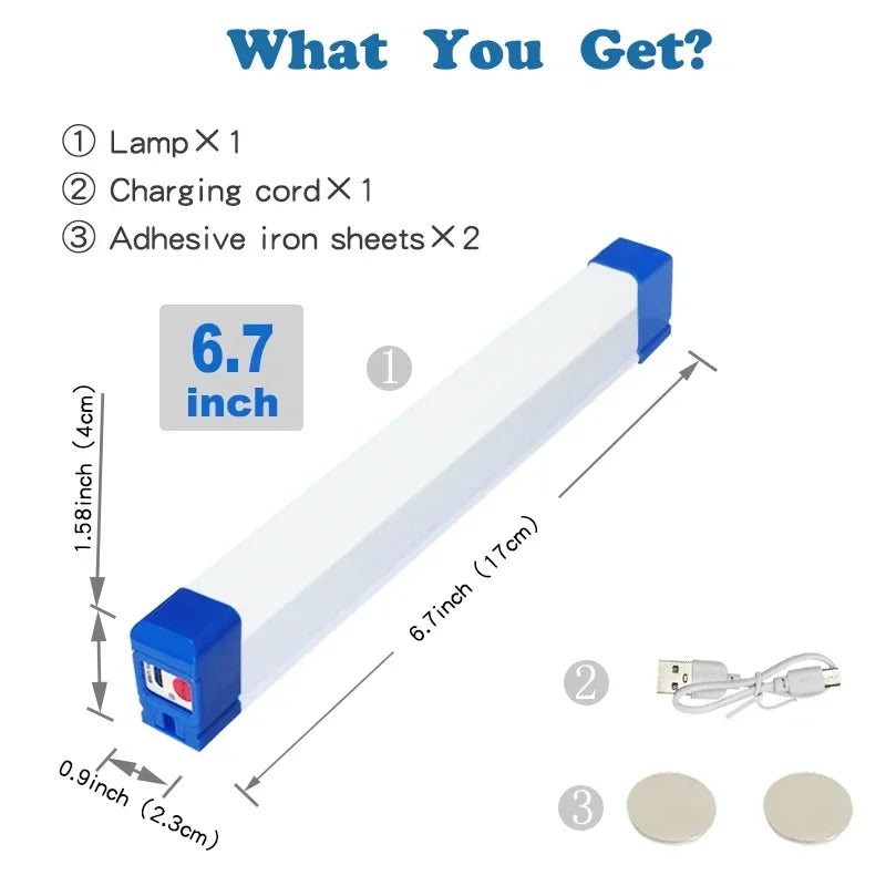 LumaBeam | 2-in-1 LED Röhre | Magnetisch & Wiederaufladbar | Flexibel & Kompakt 0