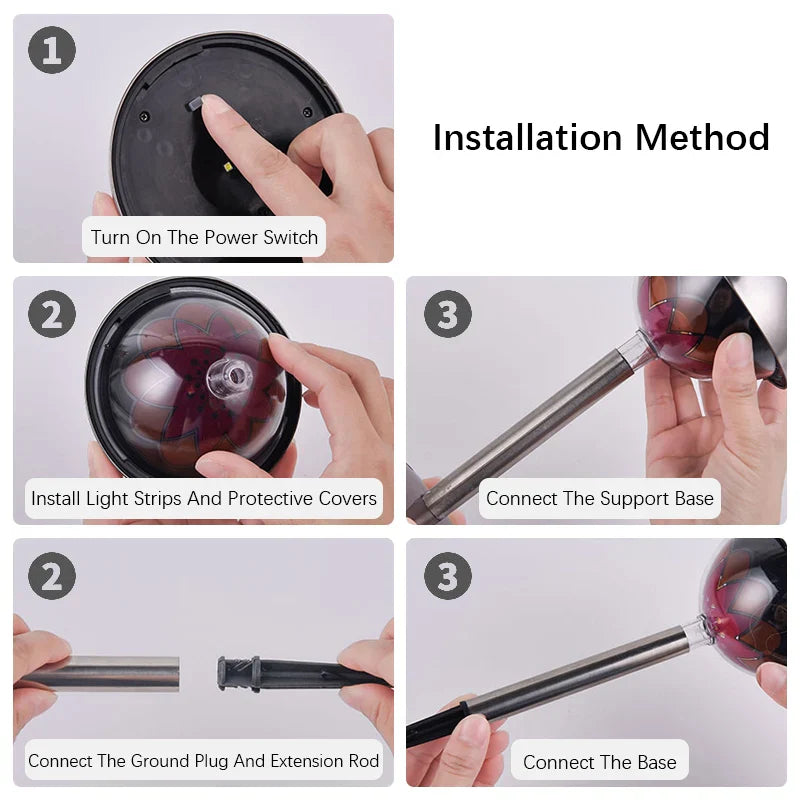 LumaTera SolarLight | LED Gartenleuchte Solar | Mit Dämmerungssensor & Akku | Für Tisch & Boden 6