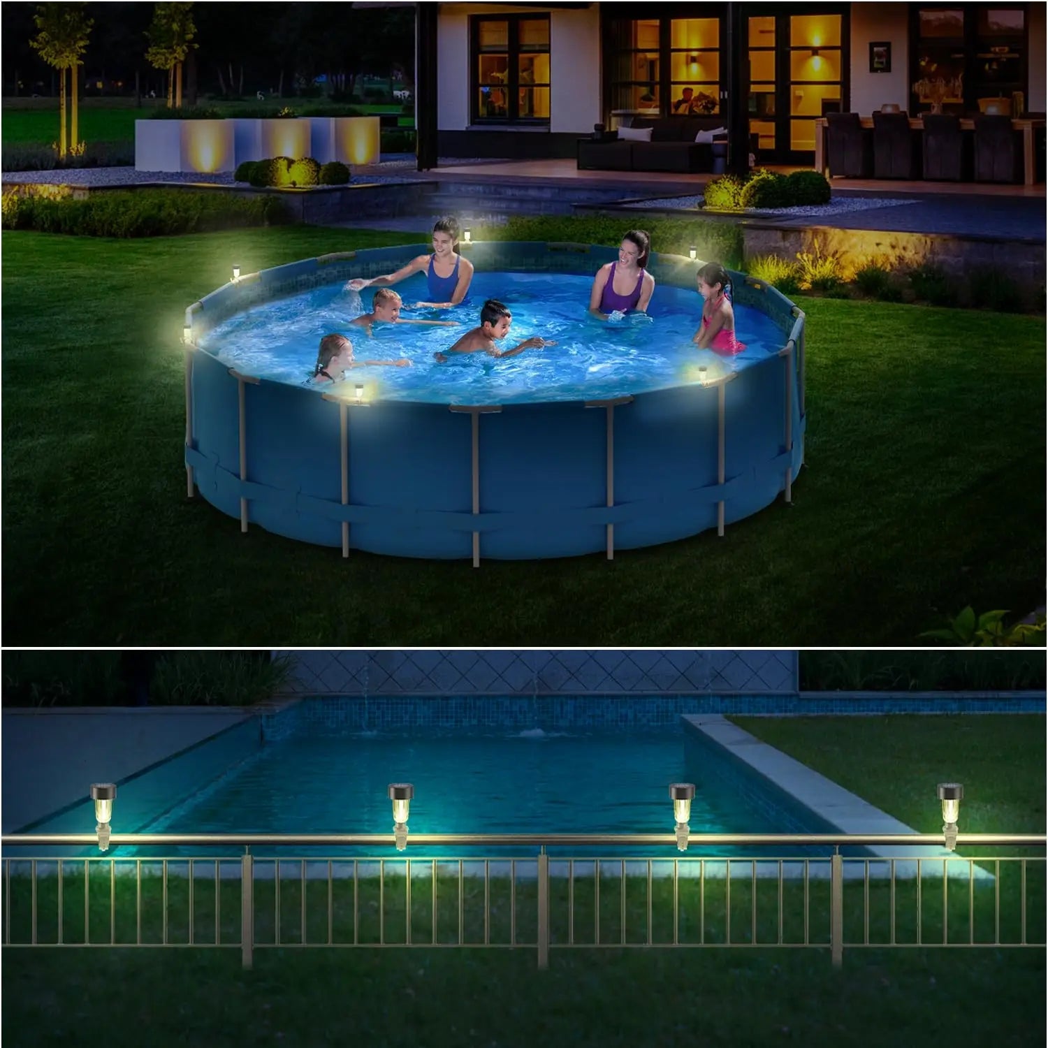 LumiBreeze Poollicht | Solar LED | Warmweißes Licht | Für Garten & Poolumrandung 1