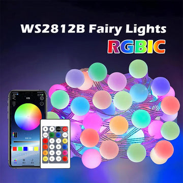 LumoGlow Smart LED Lichterkette | RGB Farbwechsel | App-gesteuert & Musik-Sync 0