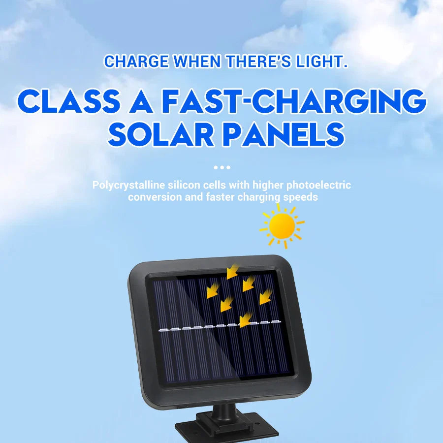 LumoPower Solarleuchte | 192 LEDs | Bewegungsmelder & Fernbedienung | Wetterfest & Flexibel 5