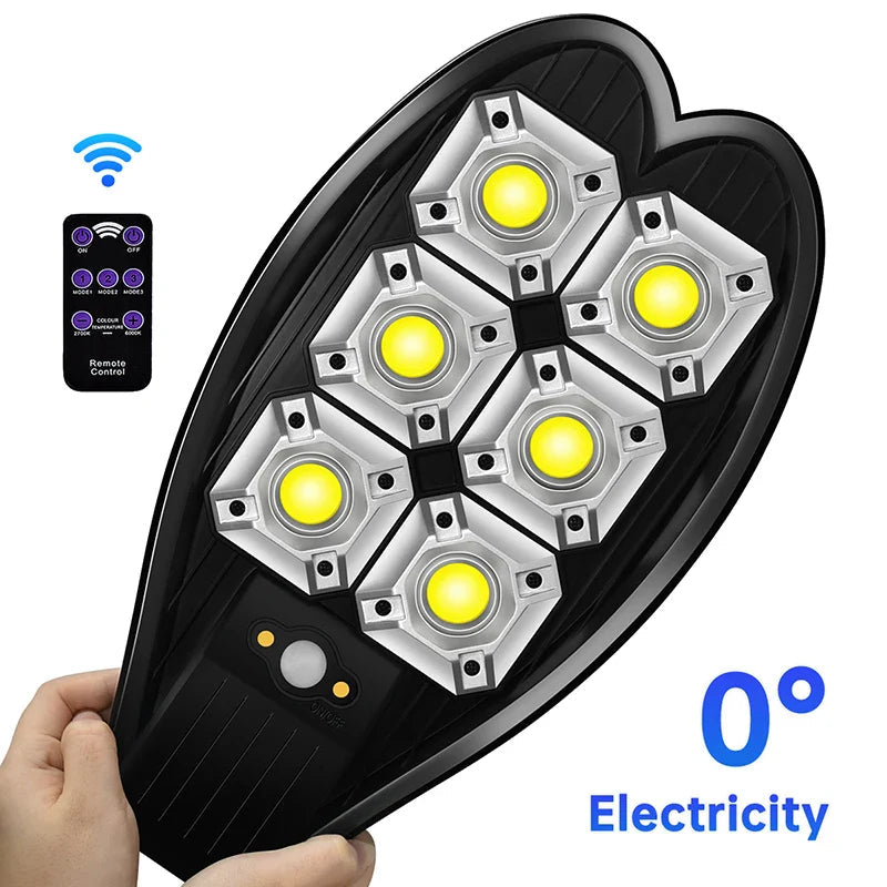 Luxora Solarleuchte | COB-LEDs | 3 Beleuchtungsmodi | Wetterfest | Fernbedienung 1