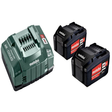 METABO Energiepakket - 2 x 5,2 Ah + Lader AU 30-36
