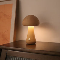 MushLights™ | Dimmable wooden mushroom lamp 12