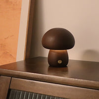 MushLights™ | Dimmable wooden mushroom lamp 2