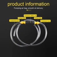 PumpMate Flüssigkeitspumpe | Manuell & Stromfrei | Für Benzin, Diesel, Wasser, Öl | Mobil & Tropfsicher 5