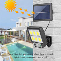 SolaraMax Solar-Wandleuchte | 72 COB-LEDs | 3 Leuchtmodi | 1000 Lumen | IP65 Wasserfest 3