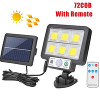 SolaraMax Solar-Wandleuchte | 72 COB-LEDs | 3 Leuchtmodi | 1000 Lumen | IP65 Wasserfest 6