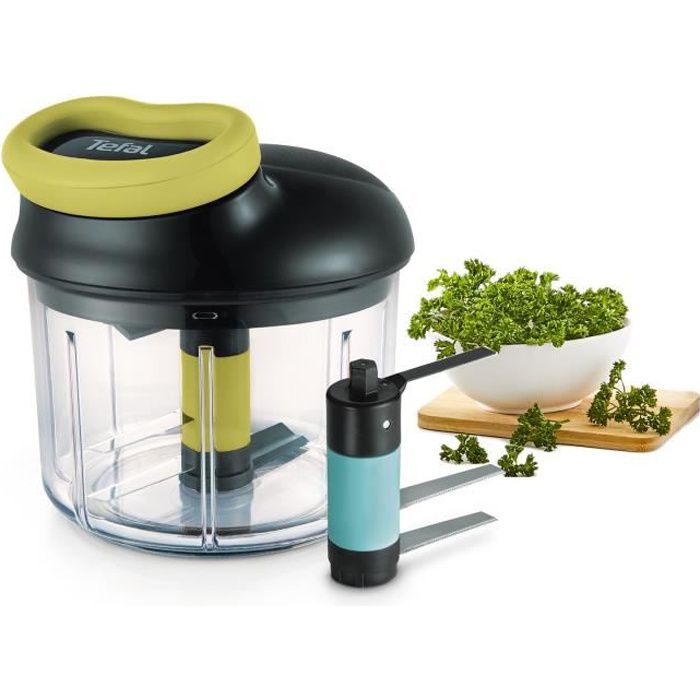TEFAL Kit 5 seconden hakker + puree mes - 900 ml