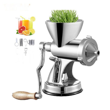 Tarwegras Juicer Extractor, Handmatig, Roestvrij Staal