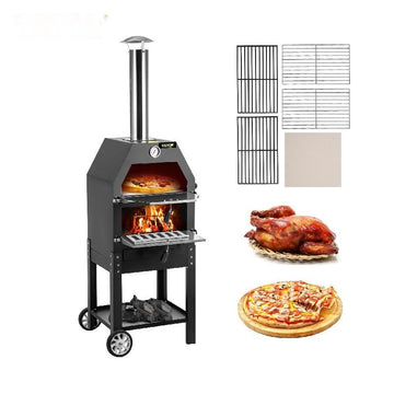 Houtgestookte Pizzaoven, Draagbaar, Tijdbesparend