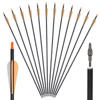 Carbon Arrows, 30 Inch, 500 Spine