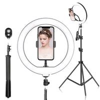 LED Selfie Ring Light, Dimbaar, Verstelbare Statiefstandaard