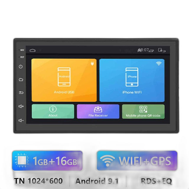 7/9/10.1 2Din Android Auto Radio - 8G 128G Multimedia Video Speler