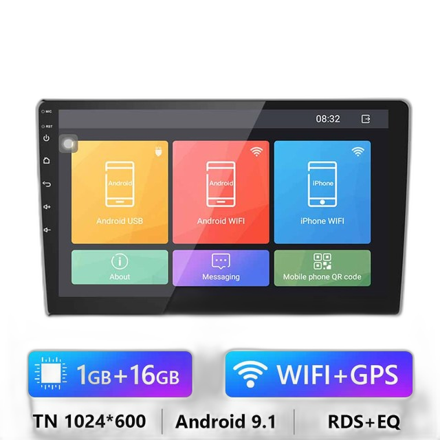 7/9/10.1 2Din Android Auto Radio - 8G 128G Multimedia Video Speler