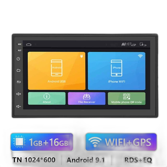 7/9/10.1 2Din Android Auto Radio - 8G 128G Multimedia Video Speler