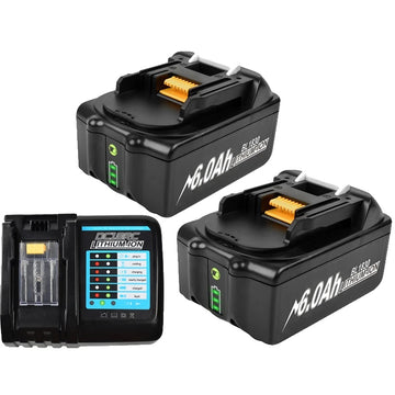 Makita 18V Batterij, 6Ah Capaciteit, Compatibel met LXT Accuboormachines