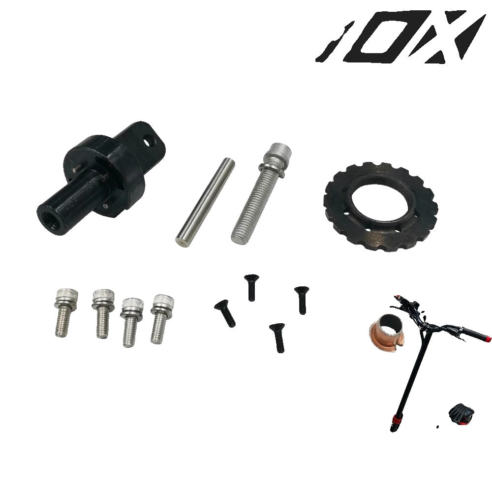 Electric Scooter Upgrade Kit, DDM-10 Stem, Folding Bracket Fix Kit