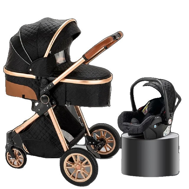 Baby kinderwagen, multifunctioneel, eenvoudig inklapbaar.