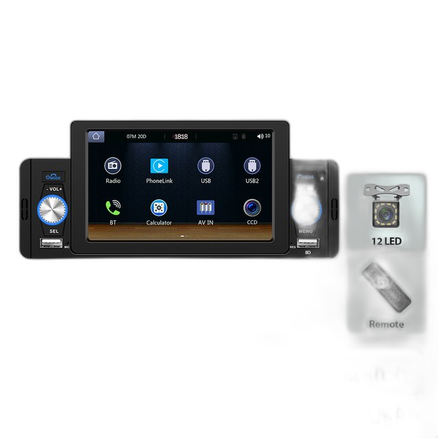 Autoradio MP5, Bluetooth Verbinding, Carplay Integratie