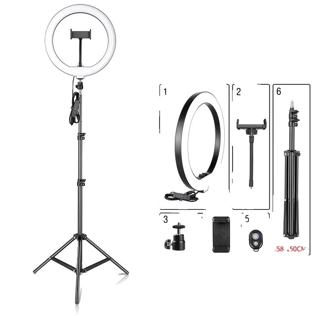 LED Ring Licht, Dimbare Verlichting, Statief Stand