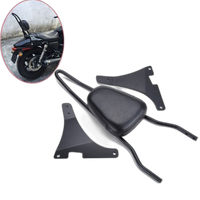 Rear Passenger Sissy Bar Backrest - Black for Harley Davidson