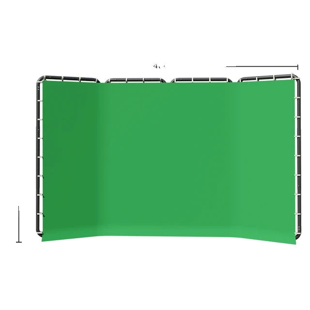 Photography Background Stand, Adjustable Height, Green Screen Backdrops