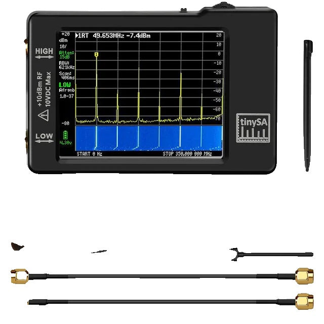 Spectrum Analyzer, 28/4 inch Display, 100kHz to 5.3GHz Range