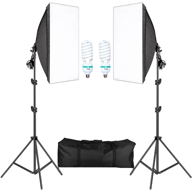 Photography Softbox Lighting Kits, Professional Continuous Light System, Photo Studio