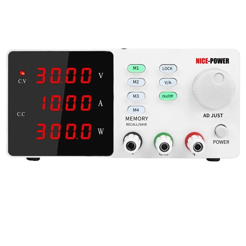 DC Power Supply, Adjustable Voltage, Memory Storage Function