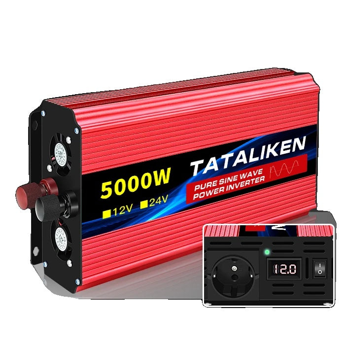 Power Inverter, Pure Sine Wave, Korean Plug, 3000W-6000W, DC 12V/24V to AC 220V/230V