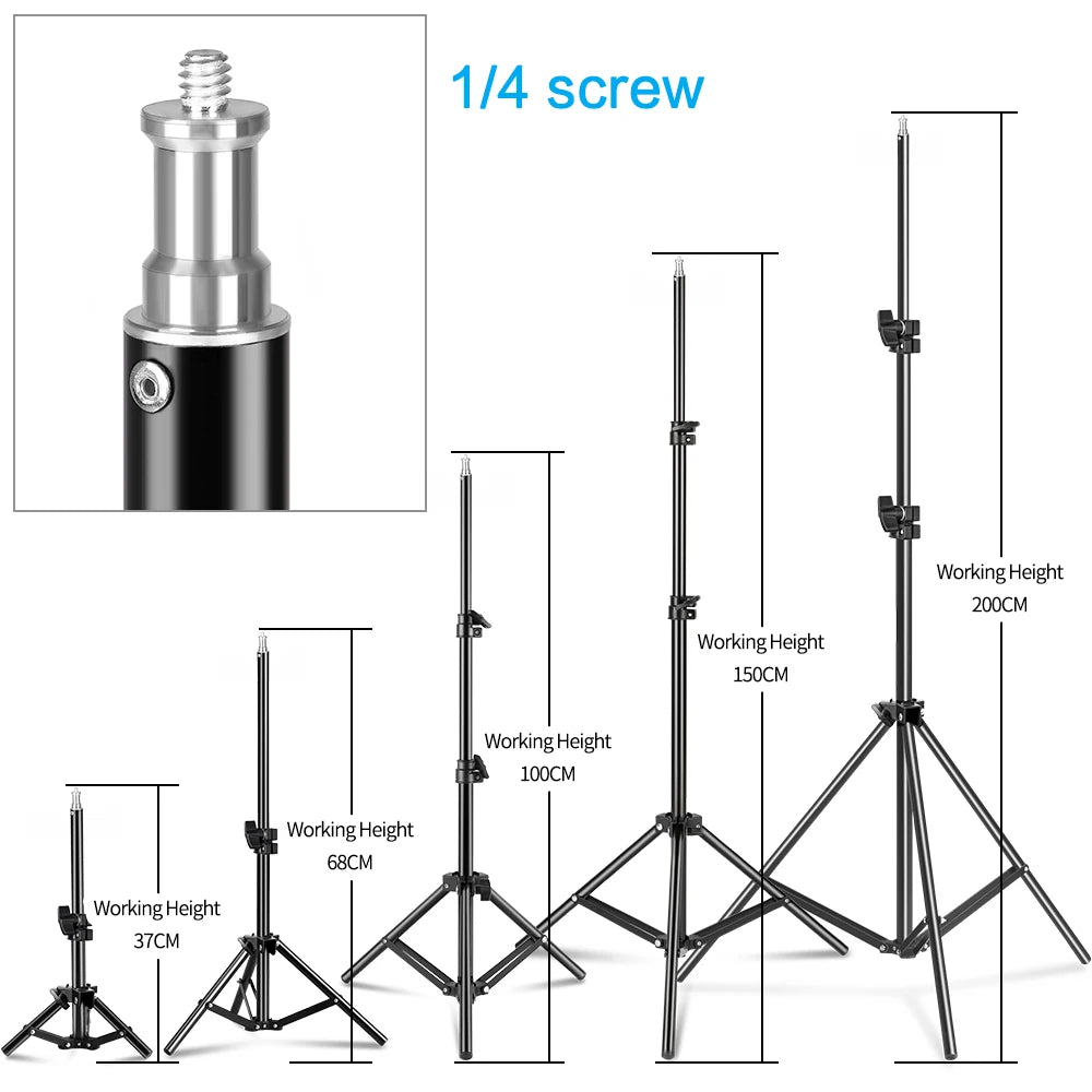 LED Ring Light, 10inch Diameter, Adjustable Tripod Stand