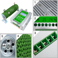 MPPT Wind Solar Hybride Controller, 1400W Vermogenscapaciteit, Compatibiliteit met 12V/24V