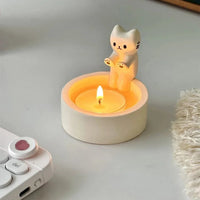 1+1 FREE | KittyCandle™ - Adorable cat-shaped candle holder for cat lovers 3